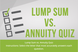 lump sum versus annuity quiz